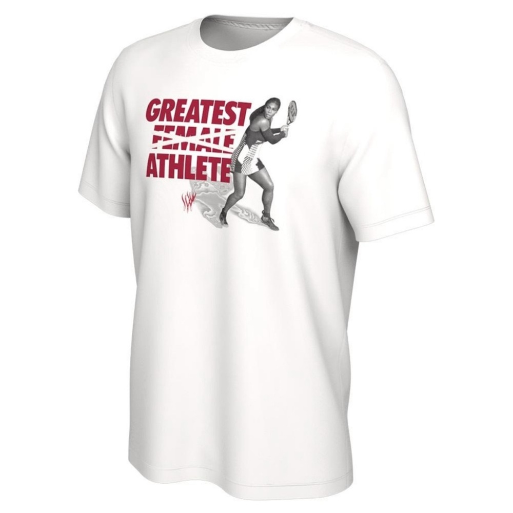 Nike White Tee Serena Williams Greatest Athlete‎